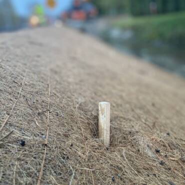 “Liikva-Rannamõisa Tee Rek.”erosion mat installation 2020 October